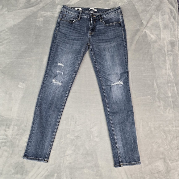 Vigoss Denim - Vigoss Jagger Skinny Women's Blue Distressed Jeans Size 30